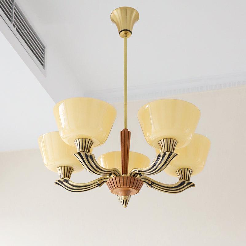 Lustra Chandelier Flared Shade Vintage - Lamp Outdoor