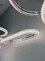 Vazorora Modern Minimalist Ring Metal Crystal Chandelier - Lamp Outdoor