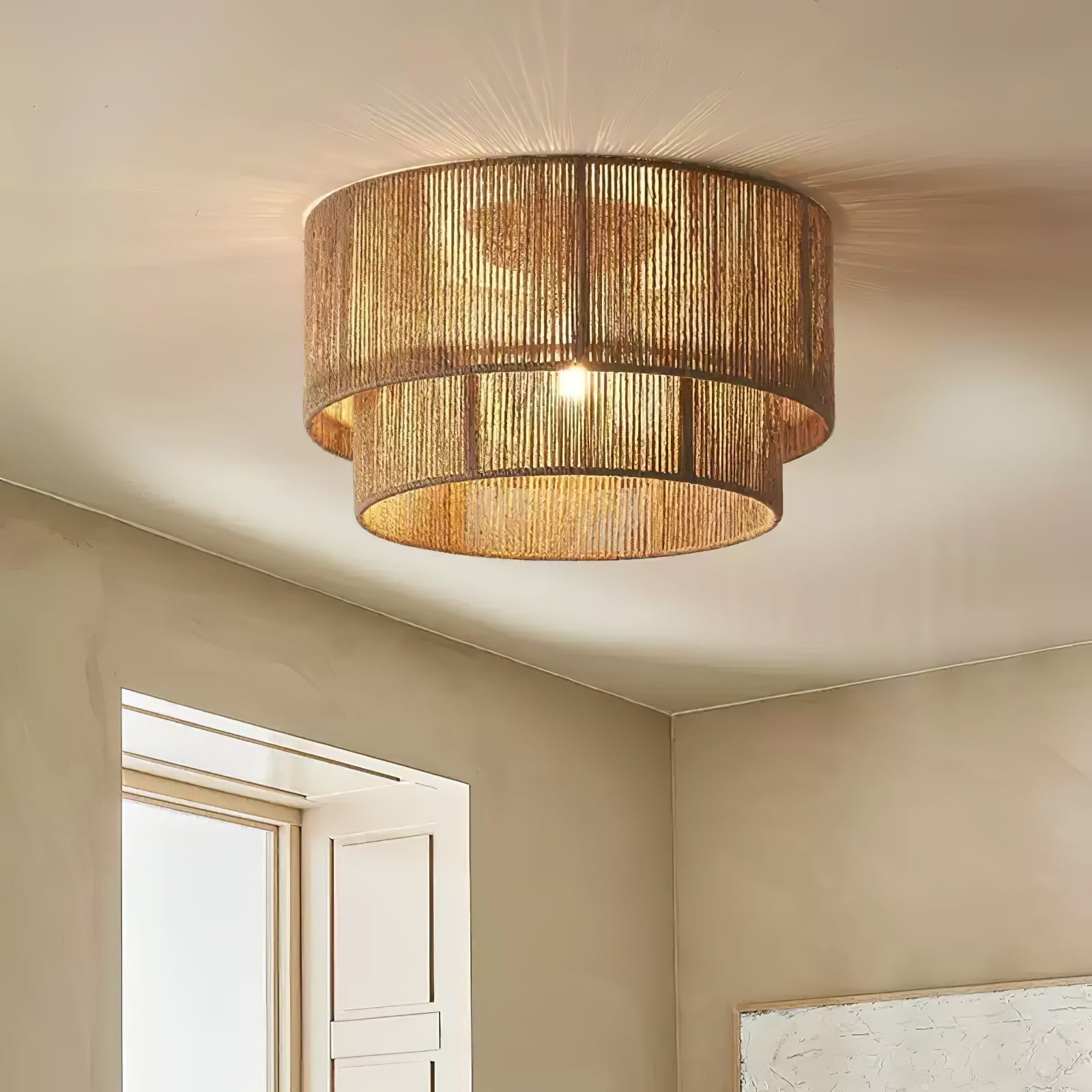 Astra Woven Ceiling Lamp - Lamp Outdoor