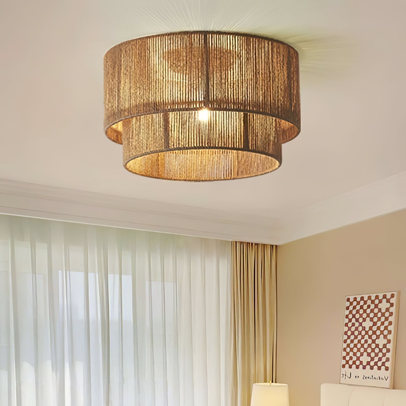 Astra Woven Ceiling Lamp - Lamp Outdoor