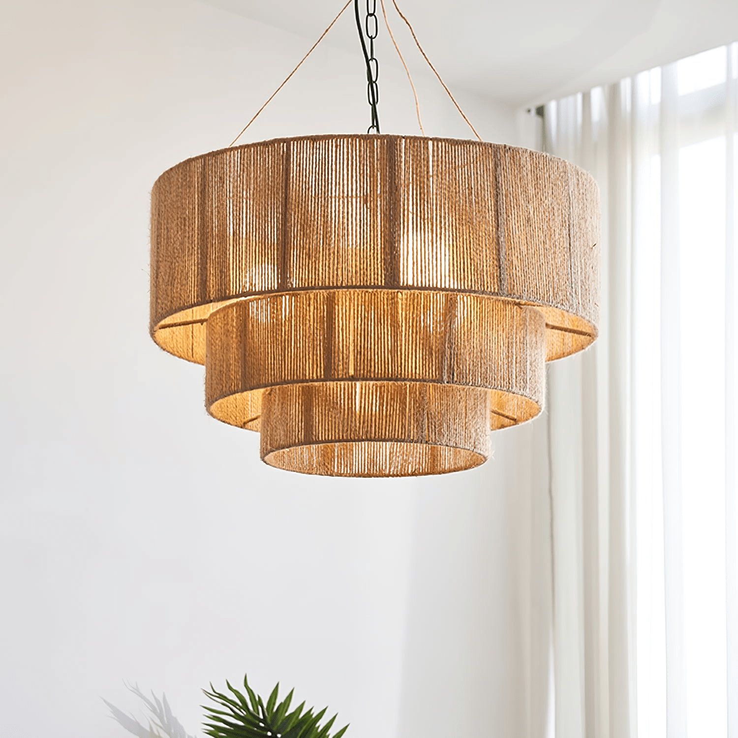 Astra Woven Pendant Light - Lamp Outdoor
