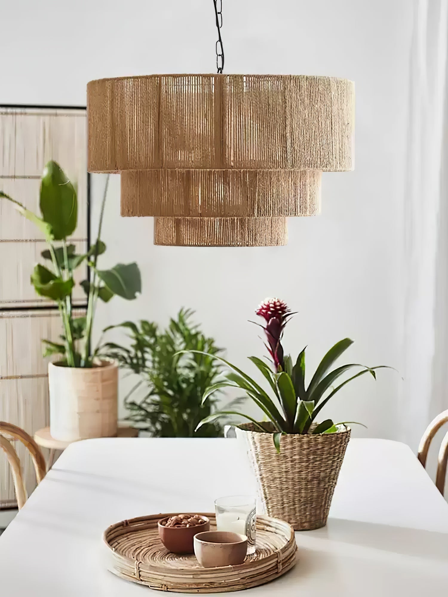 Astra Woven Pendant Light - Lamp Outdoor