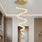 Caphayra Floral Ceramic Brass Chandelier - Lamp Outdoor