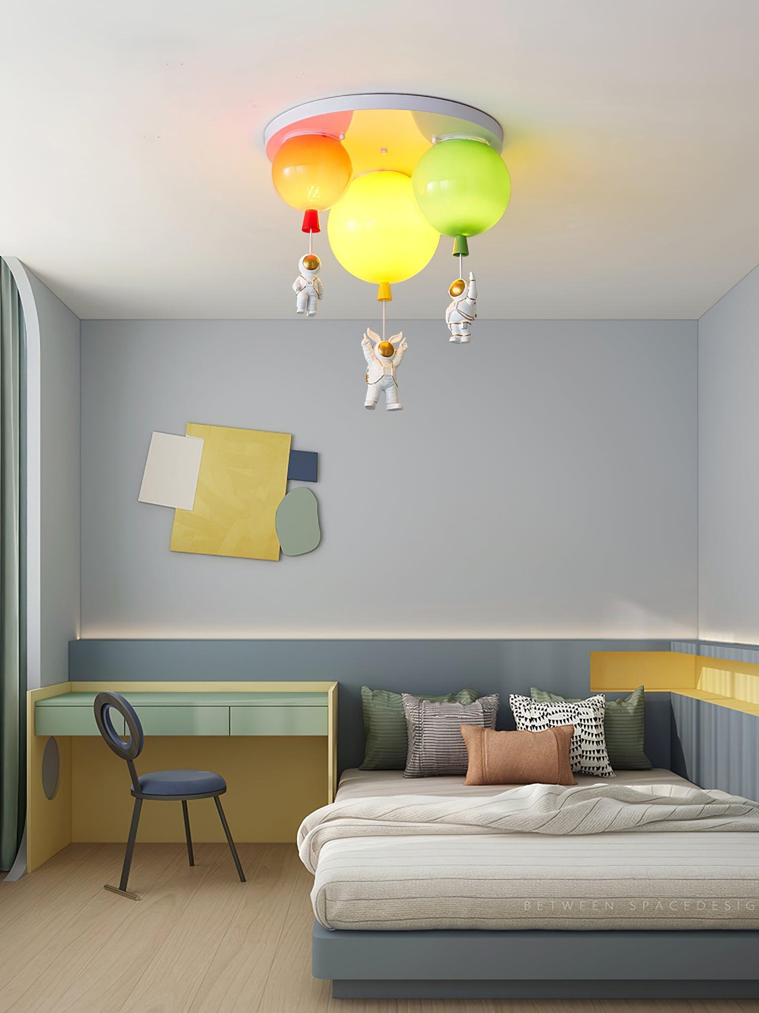 Astronaut Glossy Balloon Ceiling Lamp - Lamp Outdoor