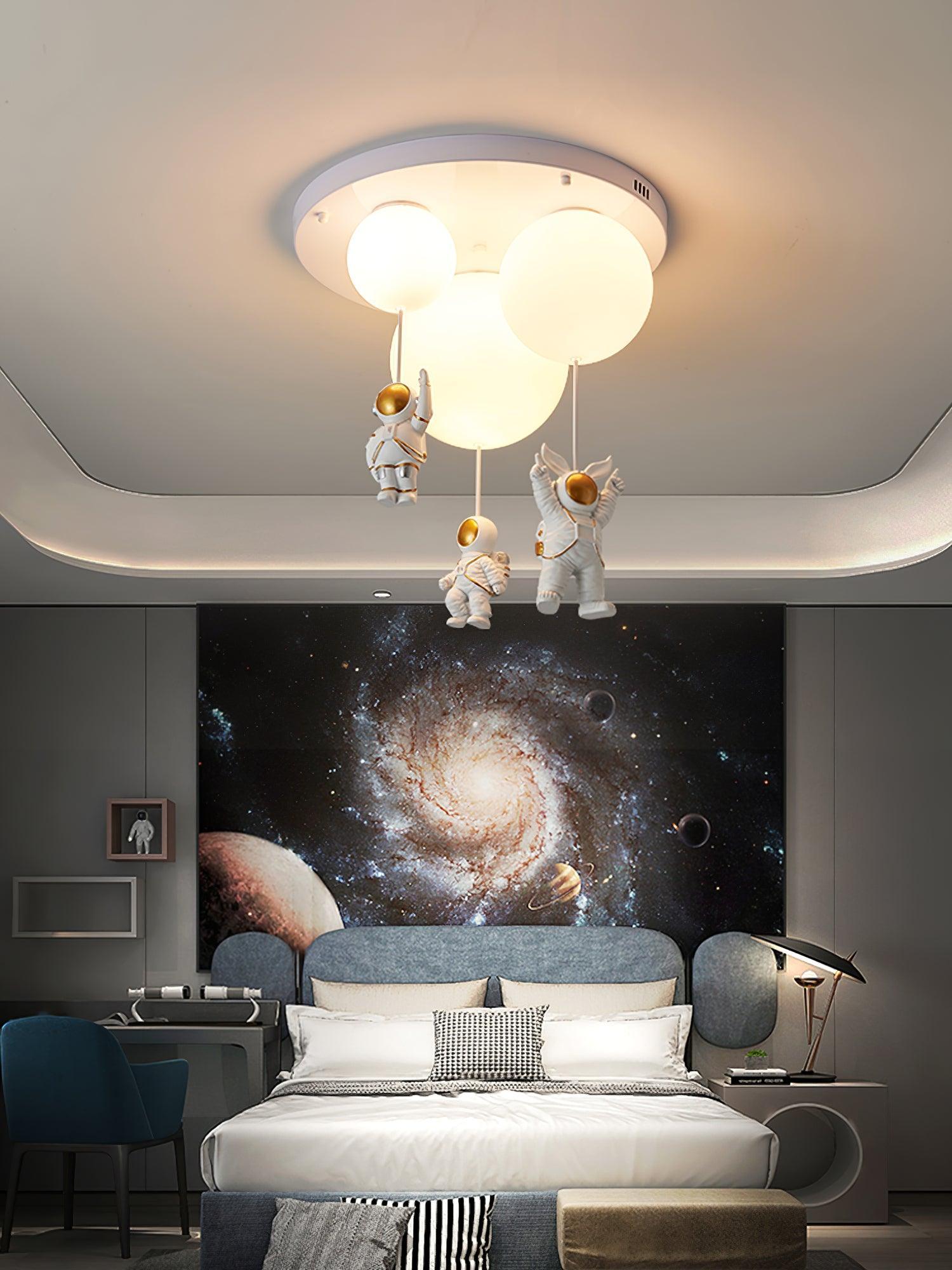 Astronaut Glossy Balloon Ceiling Lamp - Lamp Outdoor