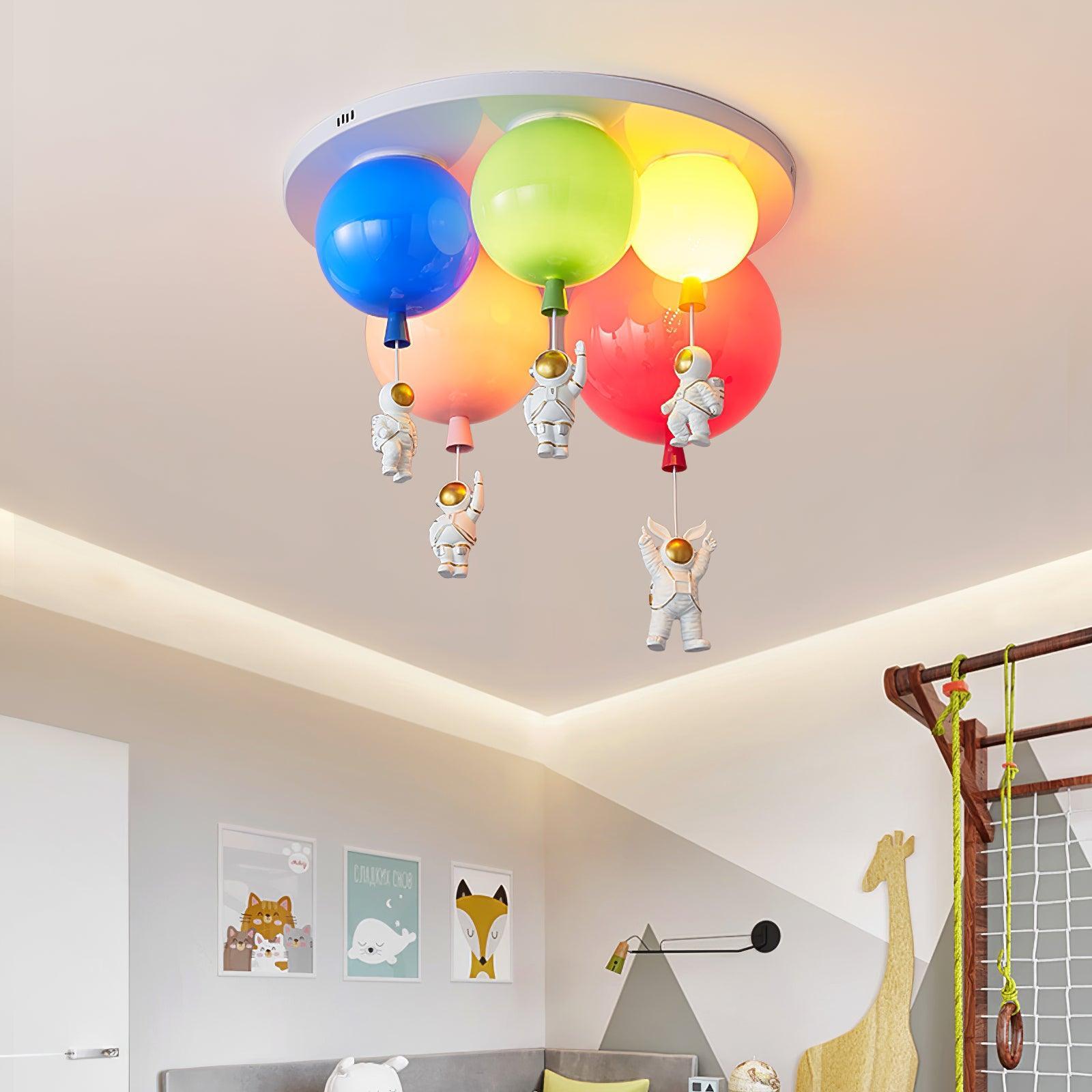 Astronaut Glossy Balloon Ceiling Lamp - Lamp Outdoor