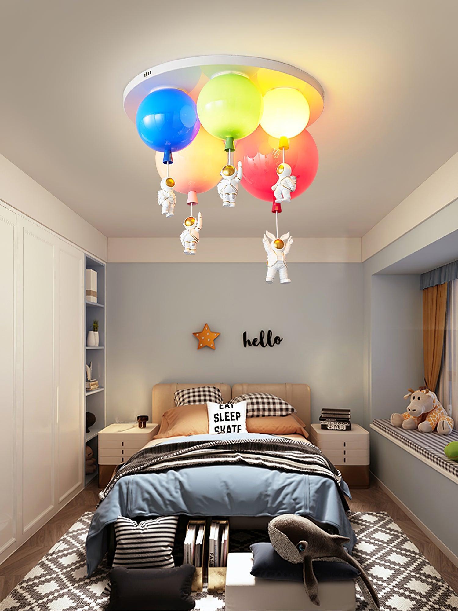 Astronaut Glossy Balloon Ceiling Lamp - Lamp Outdoor
