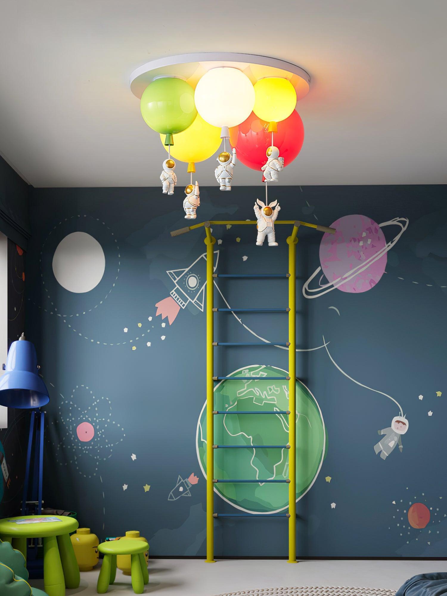 Astronaut Glossy Balloon Ceiling Lamp - Lamp Outdoor