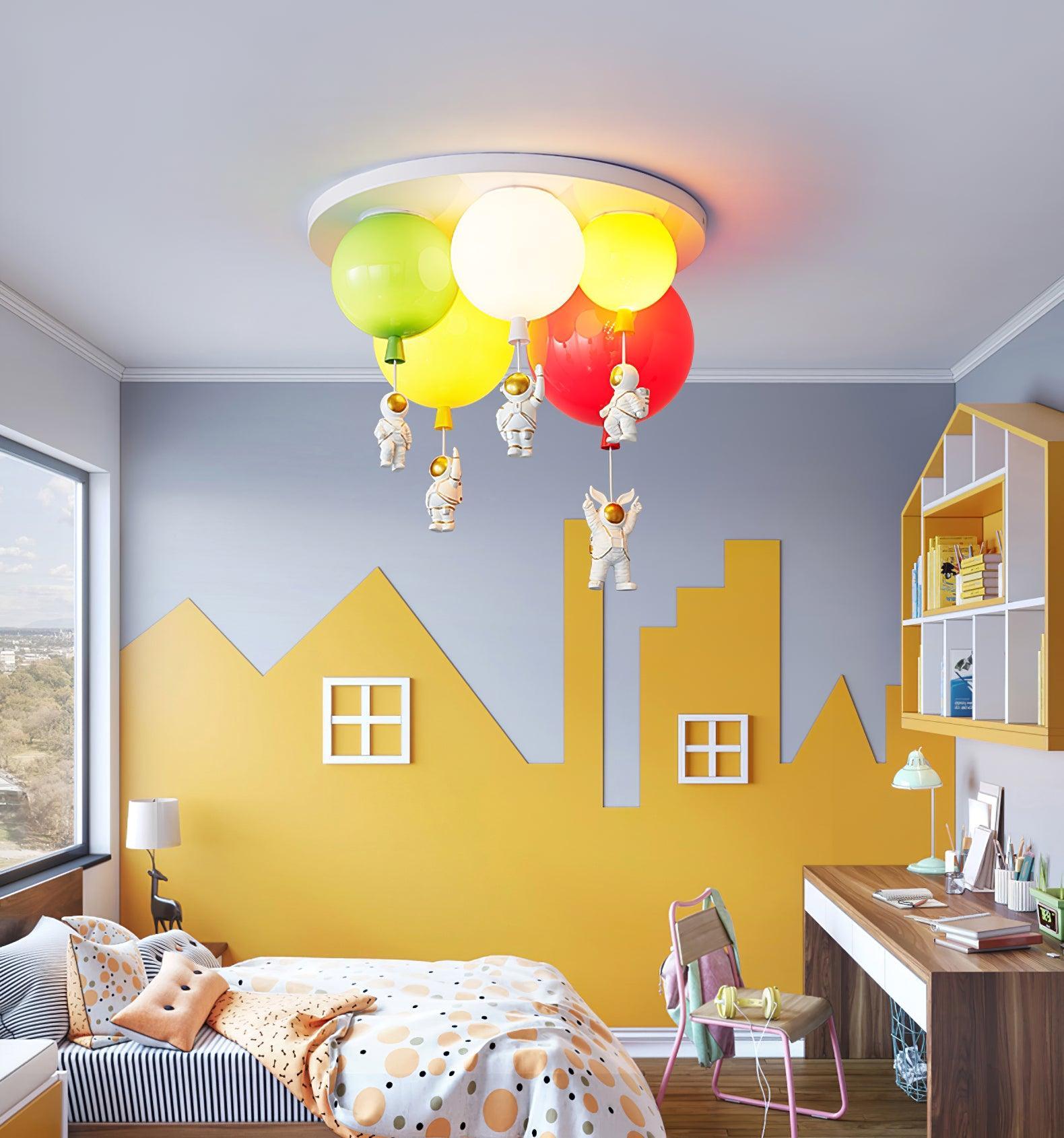 Astronaut Glossy Balloon Ceiling Lamp - Lamp Outdoor