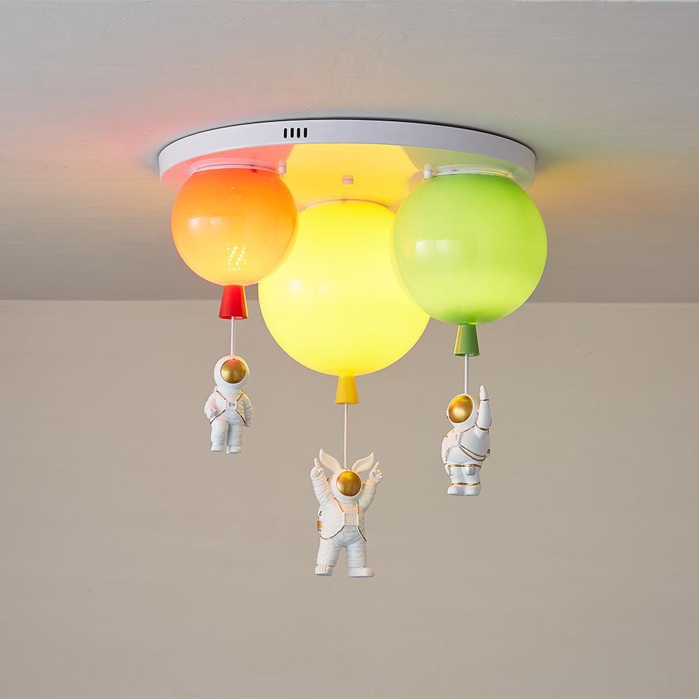 Astronaut Glossy Balloon Ceiling Lamp - Lamp Outdoor