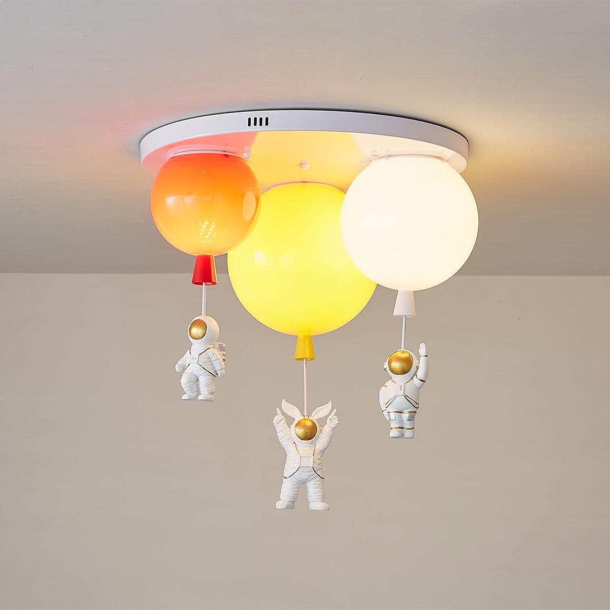 Astronaut Glossy Balloon Ceiling Lamp - Lamp Outdoor