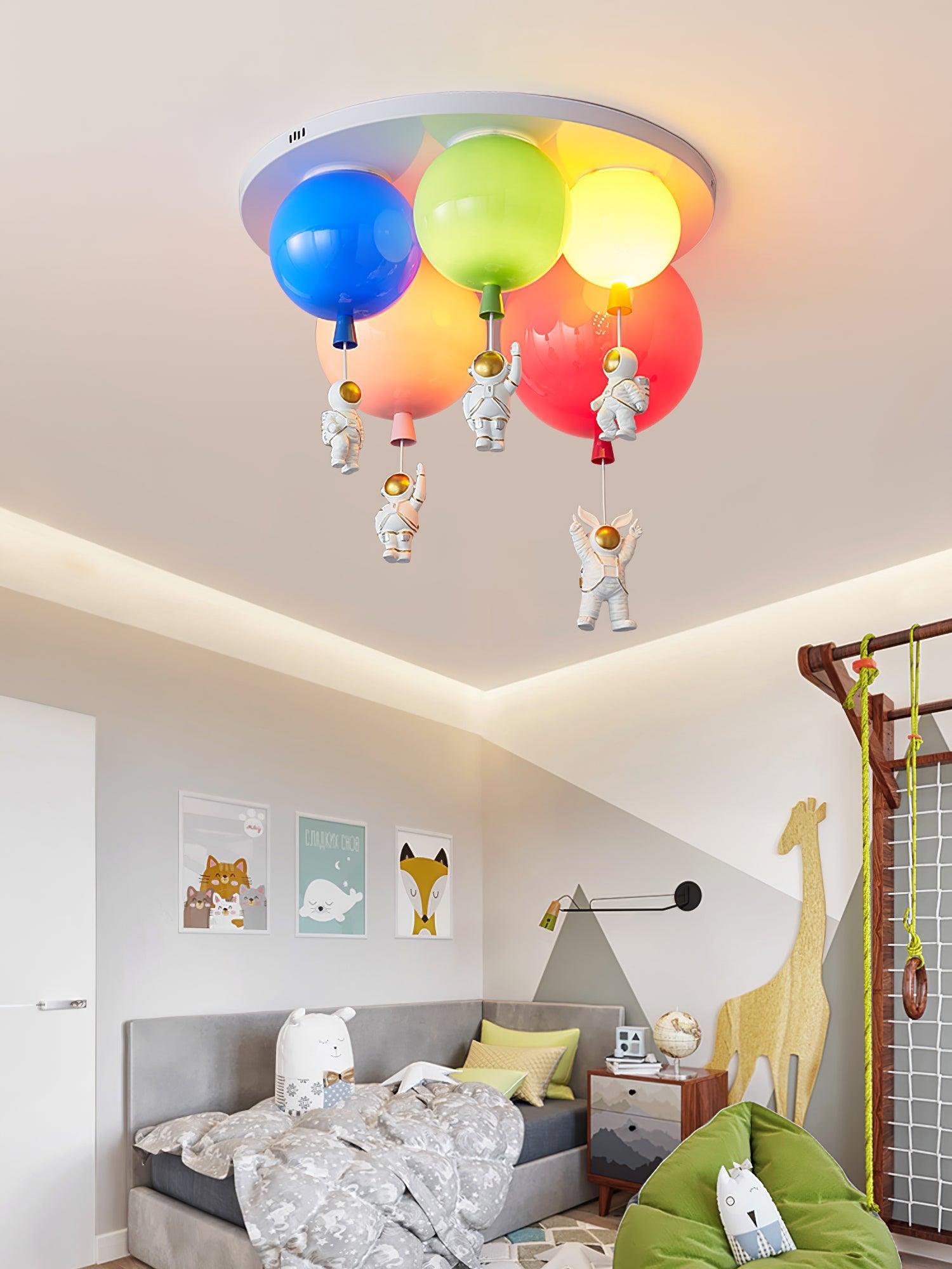 Astronaut Glossy Balloon Ceiling Lamp - Lamp Outdoor