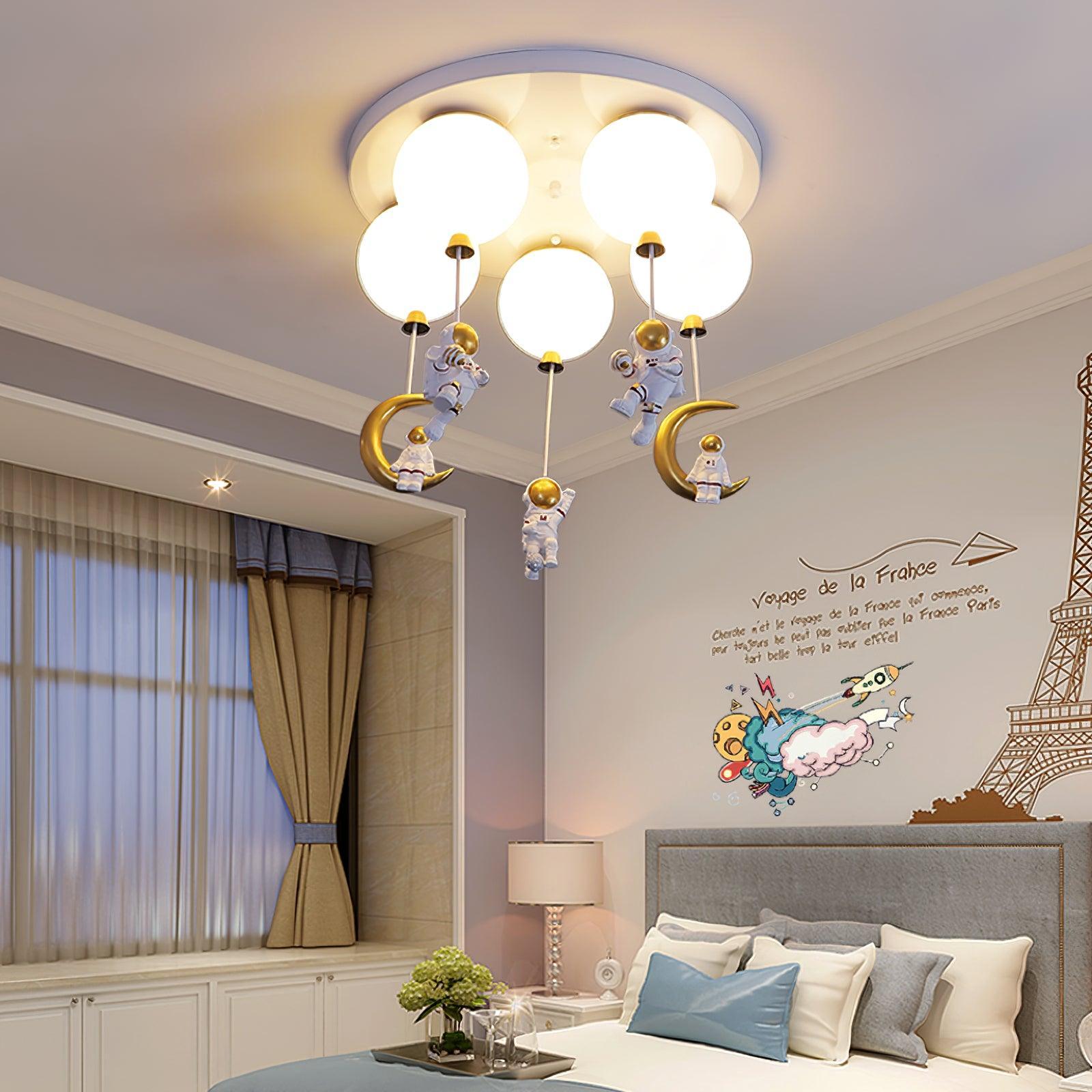 Astronaut Glossy Balloon Ceiling Lamp - Lamp Outdoor
