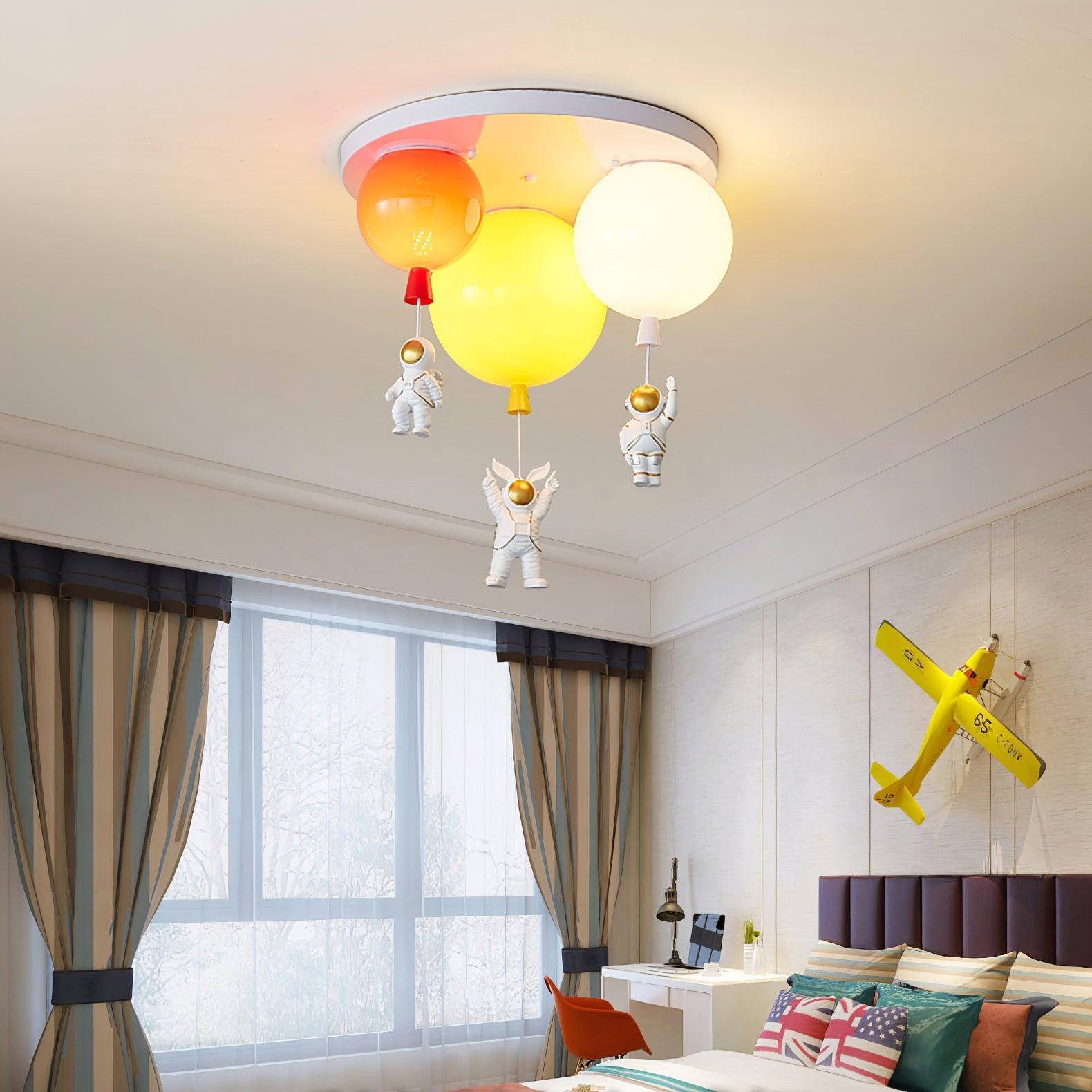 Astronaut Glossy Balloon Ceiling Lamp - Lamp Outdoor