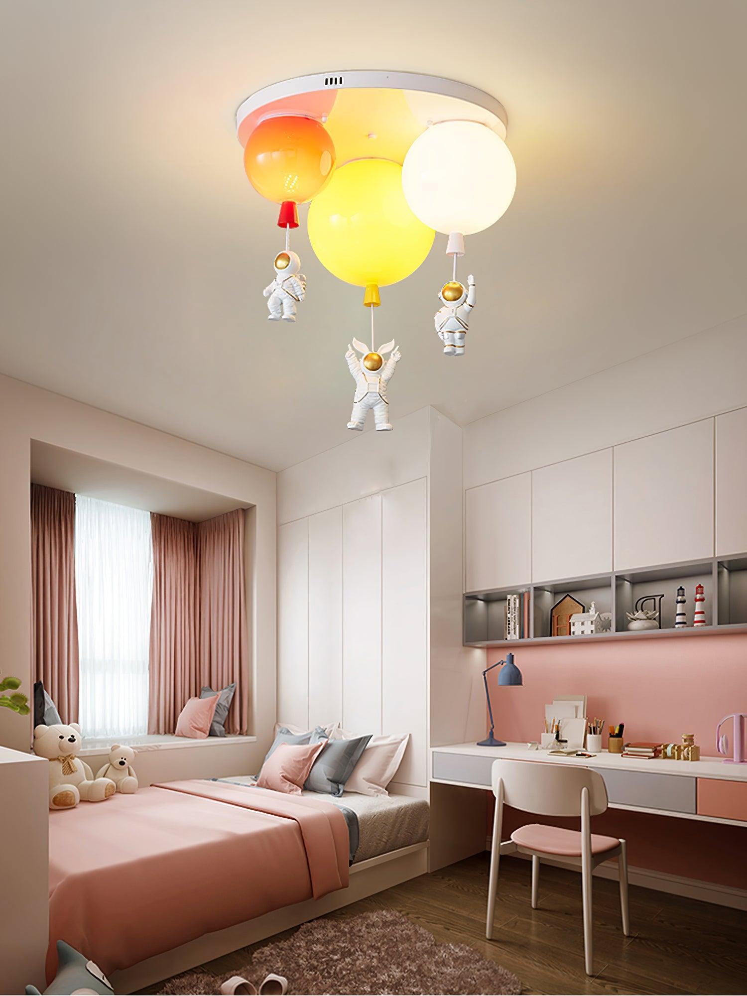 Astronaut Glossy Balloon Ceiling Lamp - Lamp Outdoor