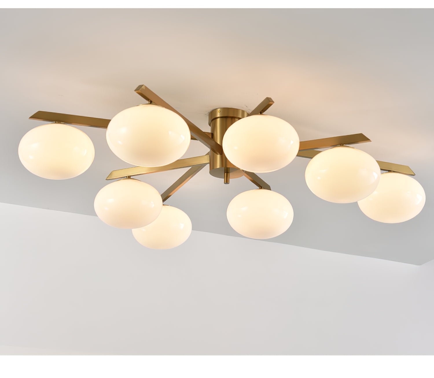 Nova Modern Glass Ceiling Light - Lamp Outdoor