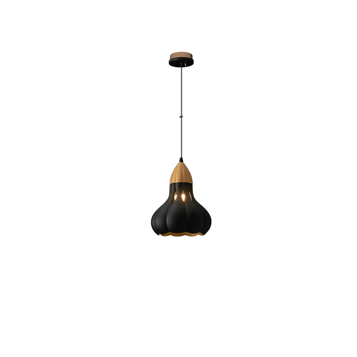 Arraeion Individual Creativity Wood Metal Pendant Lamp - Lamp Outdoor