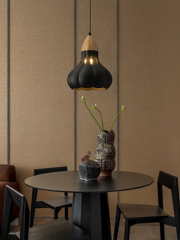 Arraeion Individual Creativity Wood Metal Pendant Lamp - Lamp Outdoor