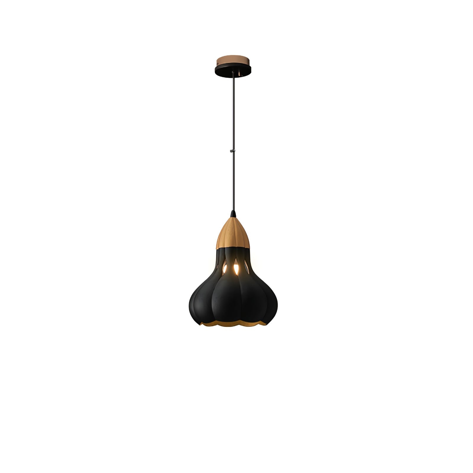 Arraeion Individual Creativity Wood Metal Pendant Lamp - Lamp Outdoor