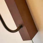 Viphayra Lever Arm Travertine Wall Light - Letslighting