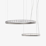 Avzorion Modern Minimalist Ring Glass Metal Chandelier - Lamp Outdoor