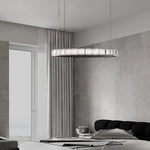 Avzorion Modern Minimalist Ring Glass Metal Chandelier - Lamp Outdoor
