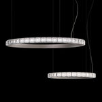 Avzorion Modern Minimalist Ring Glass Metal Chandelier - Lamp Outdoor