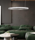 Avzorion Modern Minimalist Ring Glass Metal Chandelier - Lamp Outdoor