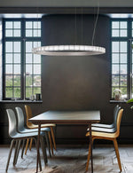Avzorion Modern Minimalist Ring Glass Metal Chandelier - Lamp Outdoor