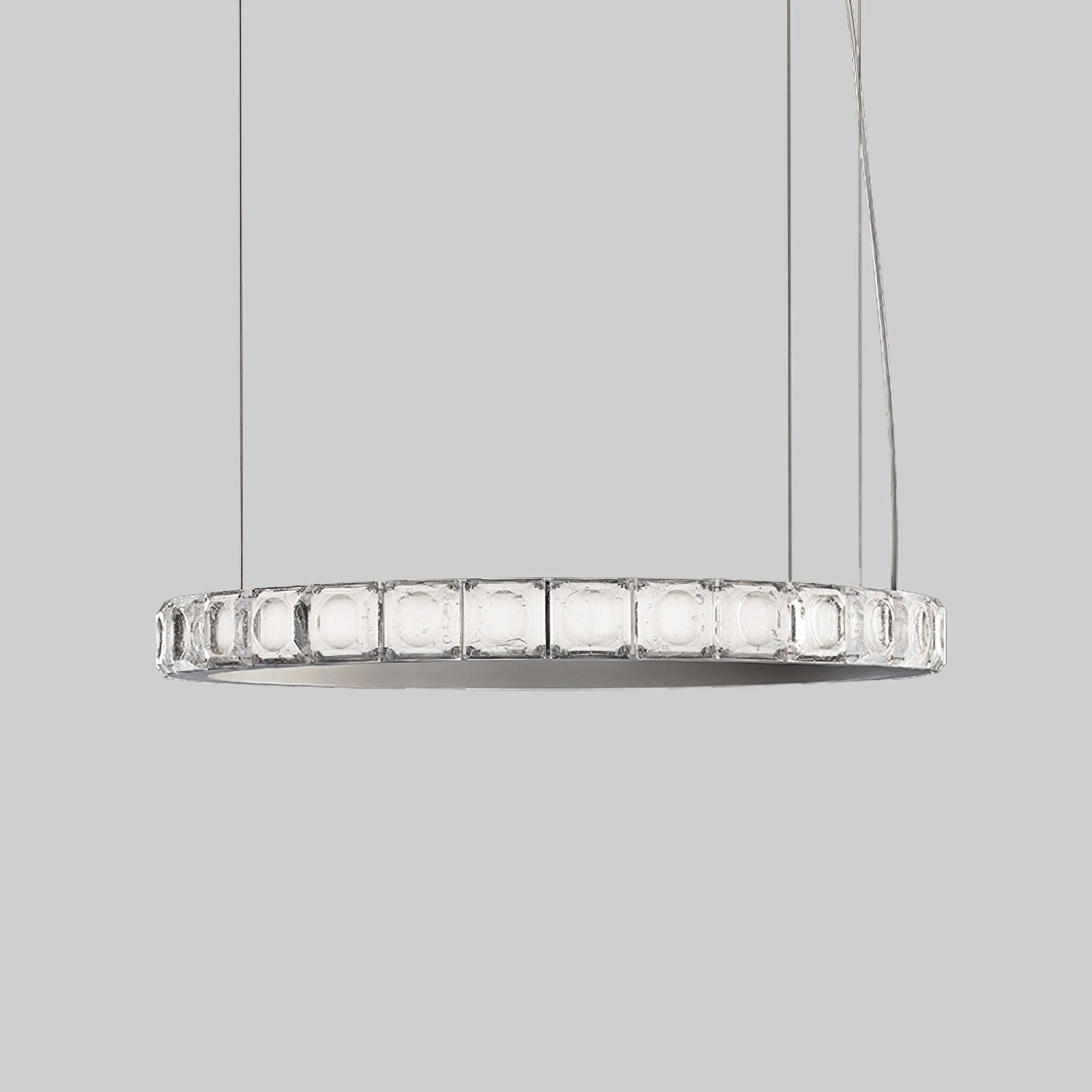 Avzorion Modern Minimalist Ring Glass Metal Chandelier - Lamp Outdoor