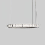 Avzorion Modern Minimalist Ring Glass Metal Chandelier - Lamp Outdoor