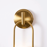 Cumirisra Modern Minimalist Brass Glass Wall Light - Lamp Outdoor