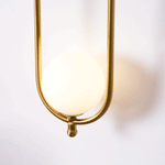 Cumirisra Modern Minimalist Brass Glass Wall Light - Lamp Outdoor