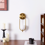 Cumirisra Modern Minimalist Brass Glass Wall Light - Lamp Outdoor