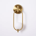 Cumirisra Modern Minimalist Brass Glass Wall Light - Lamp Outdoor