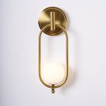 Cumirisra Modern Minimalist Brass Glass Wall Light - Lamp Outdoor
