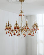 Ormirara Postmodern Luxury Amber Crystal Chandelier - Lamp Outdoor