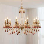 Ormirara Postmodern Luxury Amber Crystal Chandelier - Lamp Outdoor