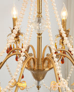 Ormirara Postmodern Luxury Amber Crystal Chandelier - Lamp Outdoor