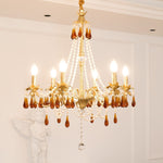 Ormirara Postmodern Luxury Amber Crystal Chandelier - Lamp Outdoor