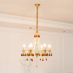 Ormirara Postmodern Luxury Amber Crystal Chandelier - Lamp Outdoor