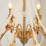 Ormirara Postmodern Luxury Amber Crystal Chandelier - Lamp Outdoor