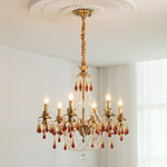 Ormirara Postmodern Luxury Amber Crystal Chandelier - Lamp Outdoor