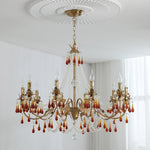 Ormirara Postmodern Luxury Amber Crystal Chandelier - Lamp Outdoor