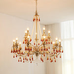 Ormirara Postmodern Luxury Amber Crystal Chandelier - Lamp Outdoor