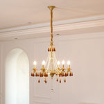Ormirara Postmodern Luxury Amber Crystal Chandelier - Lamp Outdoor