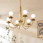 Crown Classic Glass Chandelier - Lamp Outdoor