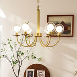 Crown Classic Glass Chandelier - Lamp Outdoor