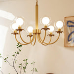 Crown Classic Glass Chandelier - Lamp Outdoor