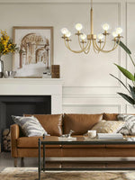 Crown Classic Glass Chandelier - Lamp Outdoor